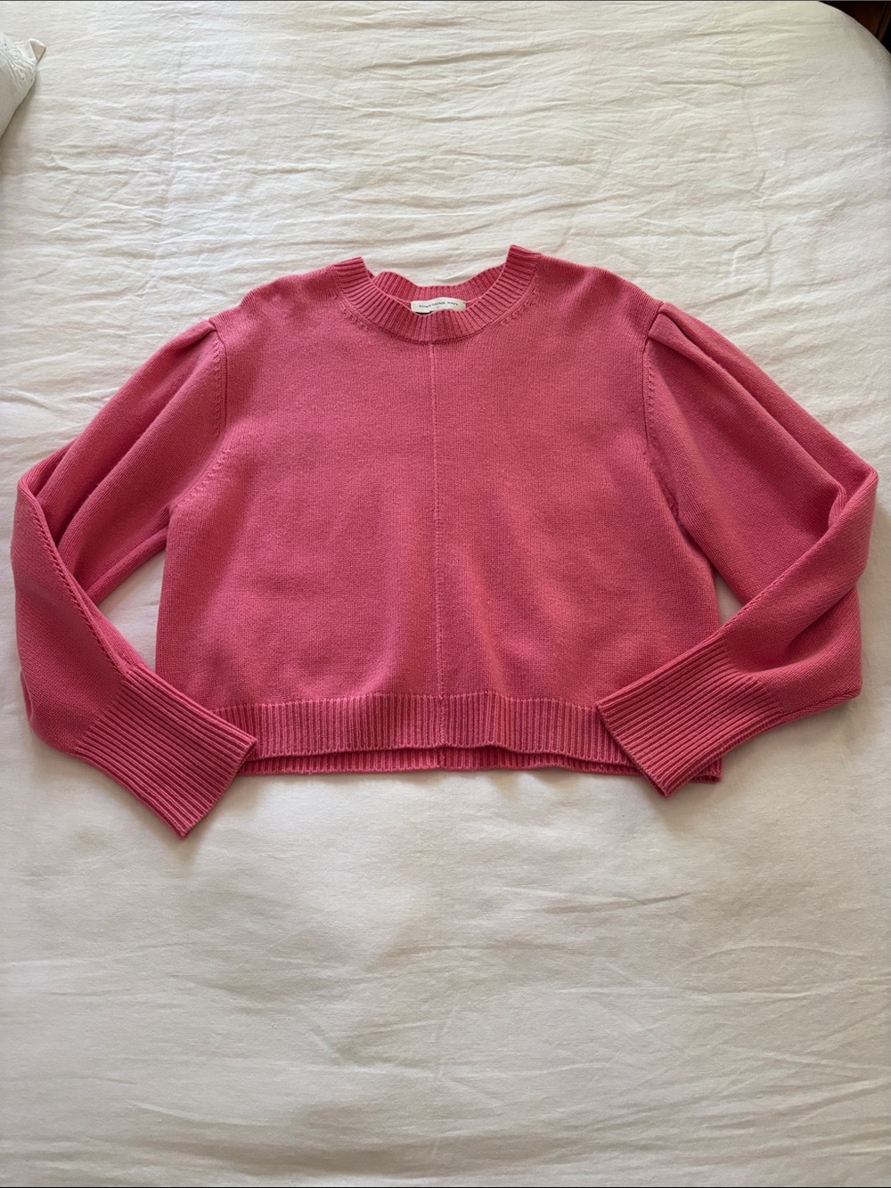 Something Navy Pink Wool Cashmere Sweater XL